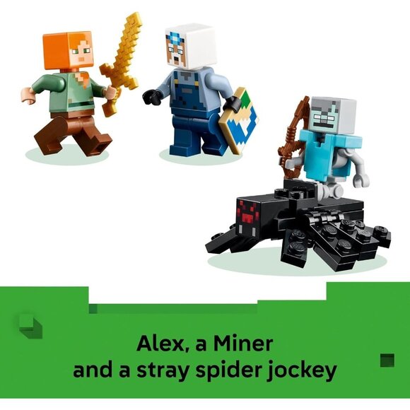 LEGO Minecraft The Pickaxe Mine Toy Minifigures Video Game Build Christmas New - Picture 5 of 16